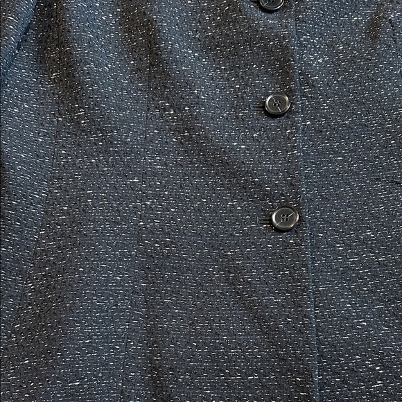 Le Suit Women's Black Textured Blazer - Picture 2 of 13